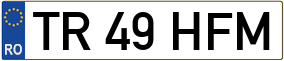 Truck License Plate